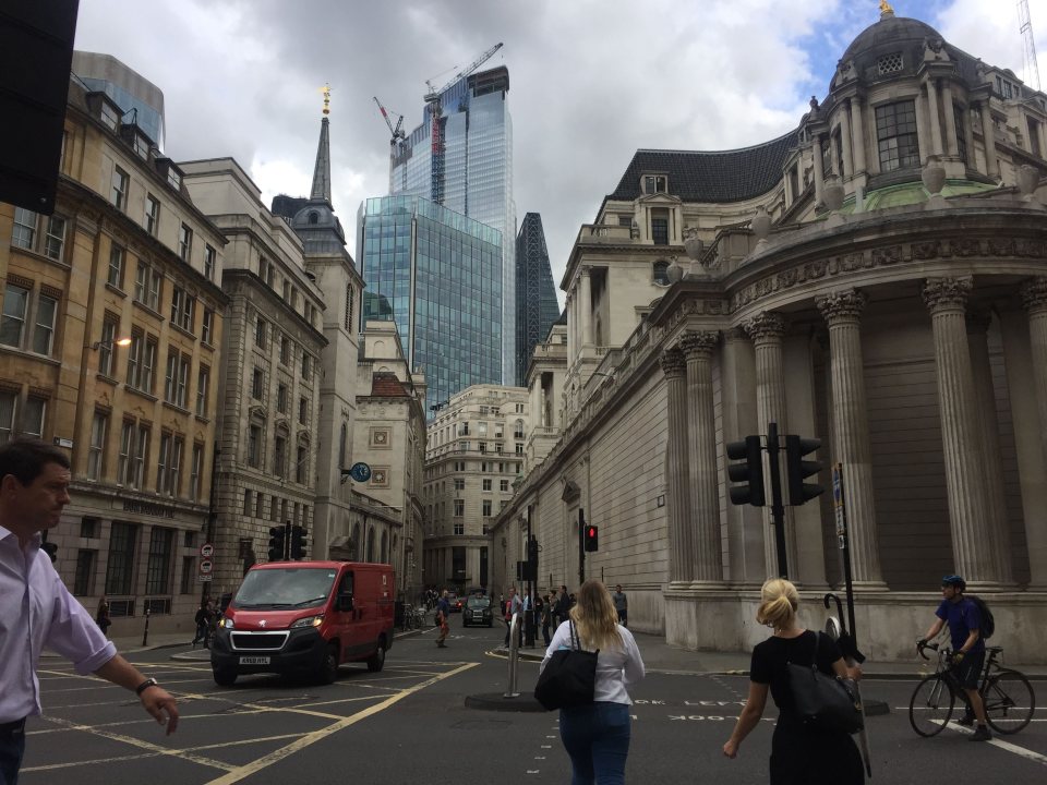 A rainy afternoon in London