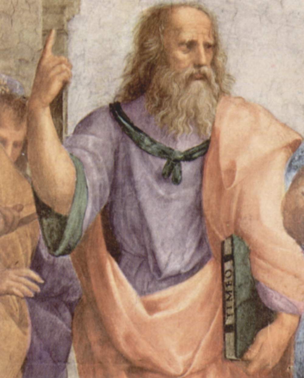 Plato Raising A Finger